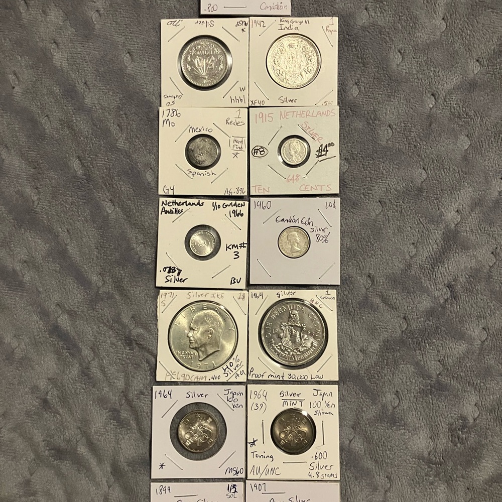 Silver coins